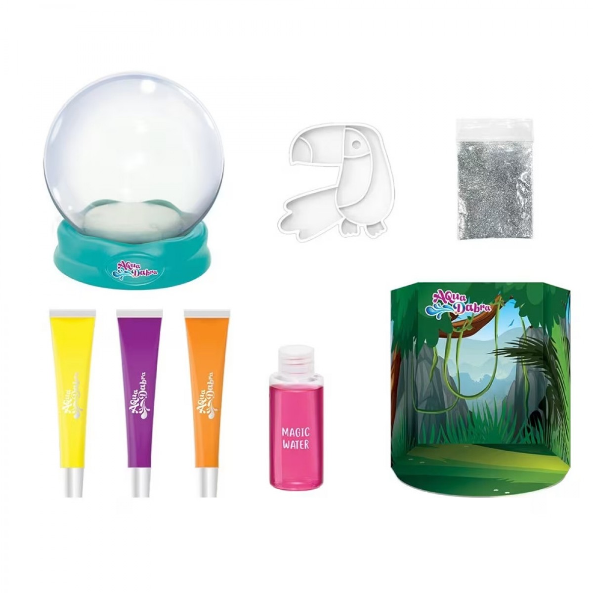 JAZWARES MINI ΕΝΥΔΡΕΙΟ 8ΤΕΜ. AQUADABRA ΤΡΟΠΙΚΑ ΠΟΥΛΙΑ FST00322