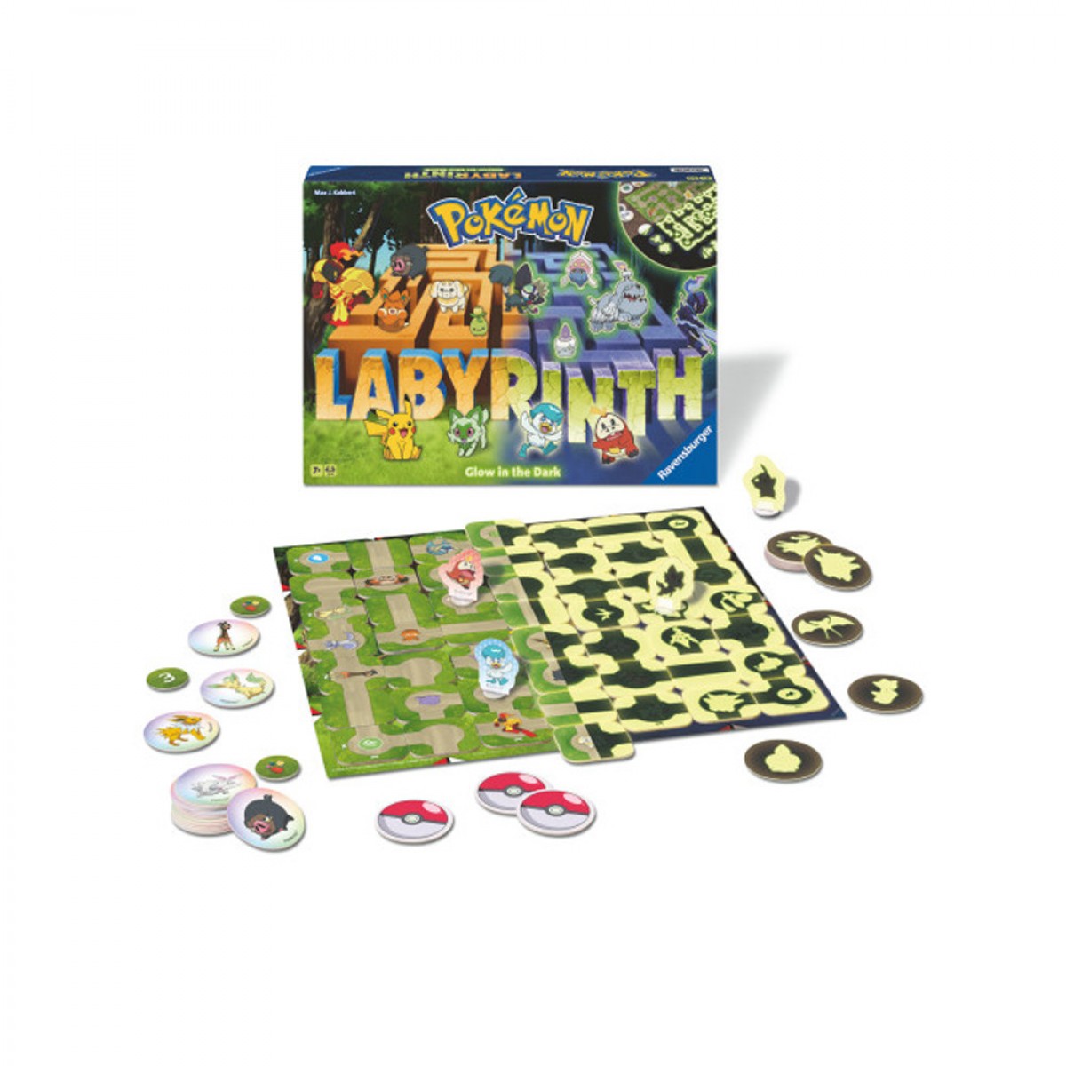 JOHN HELLAS ΟΙΚΟΓΕΝΕΙΑΚΟ ΕΠΙΤΡΑΠΕΖΙΟ ΛΑΒΥΡΙΝΘΟΣ POKEMON GLOW 22839