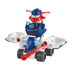 JUST TOYS SUPER WINGS SUPERCHARGE 2 IN 1 POLICE PATROLLER 740834