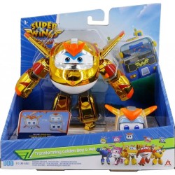 JUST TOYS SUPER WINGS SUPER PET TRANSFORMING SUPER PET - TRANSFORMING GOLDEN BOY & PET 770441