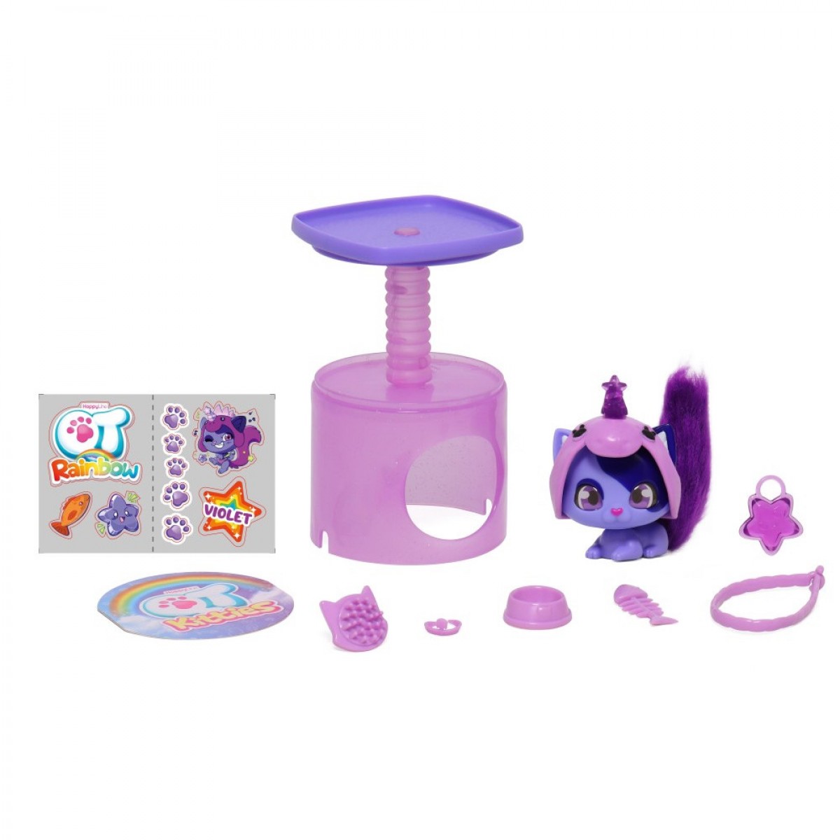 JUST TOYS QT KITTIES RAINBOW ΦΙΓΟΥΡΑ 6 ΣΧΕΔΙΑ  450006