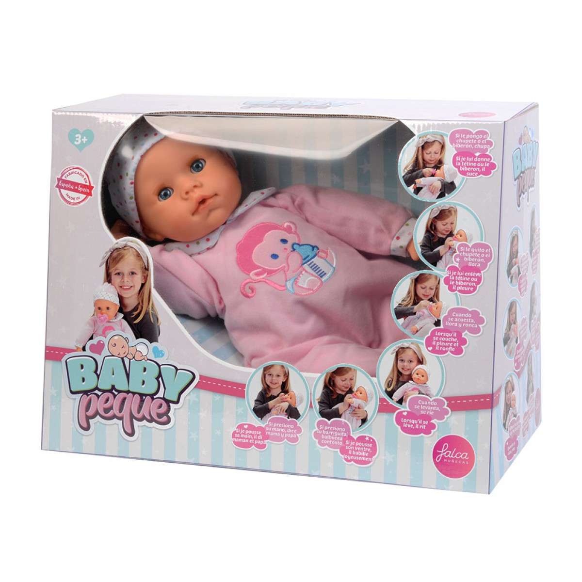 JUST TOYS ΜΩΡΑΚΙ BABY PEQUE SOUNDS 38414
