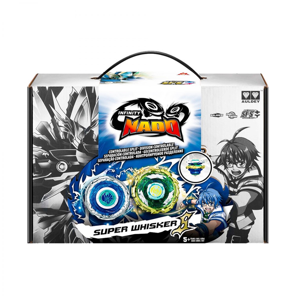 JUST TOYS INFINITY NADO CRACK SERIES SUPER WHISKER 624701