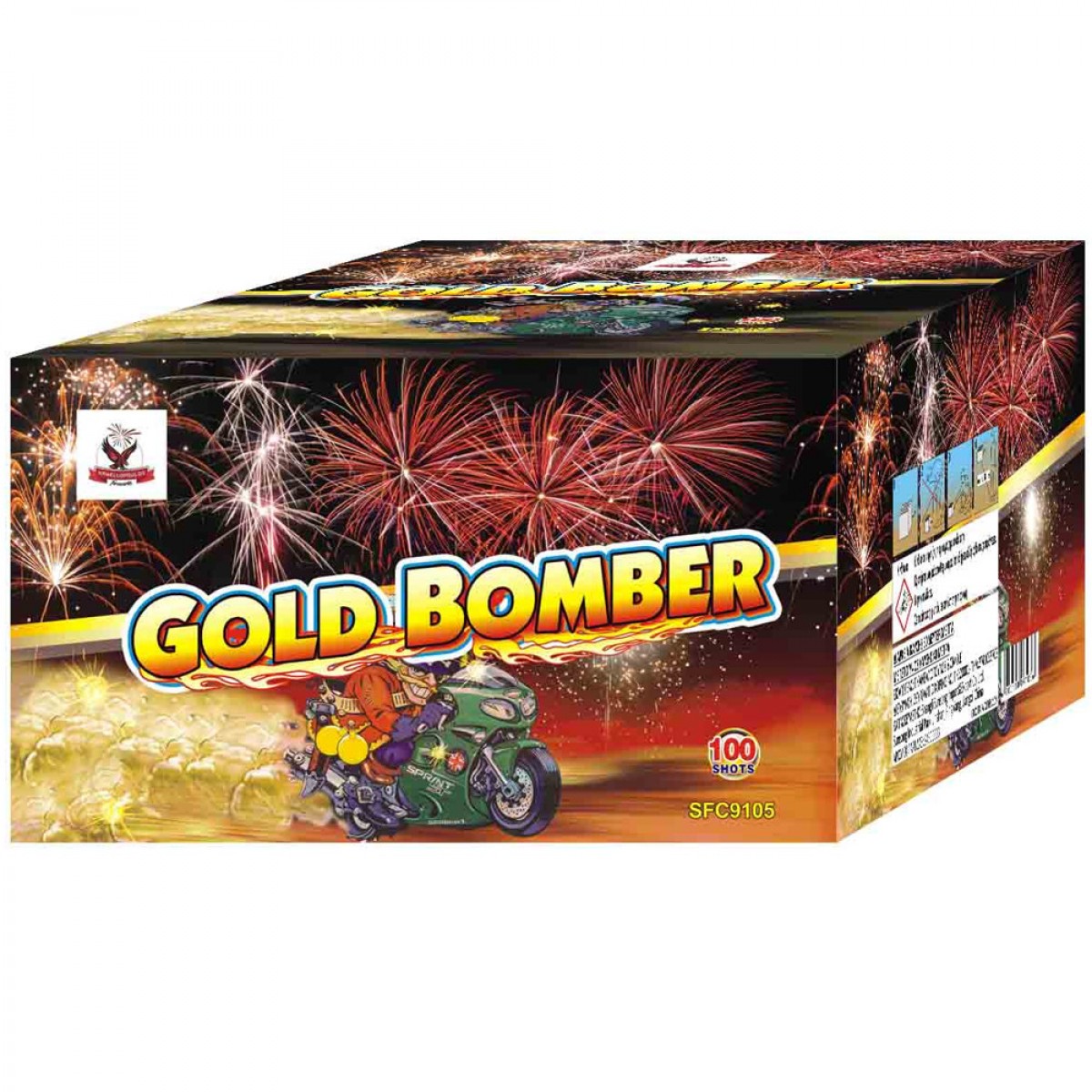 KANNELOPOULOS ΠΑΚΕΤΟ ΕΝΑΕΡΙΩΝ ΠΥΡΟΤΕΧΝΗΜΑΤΩΝ 100 ΒΟΛΕΣ GOLD BOMBER SFC9105