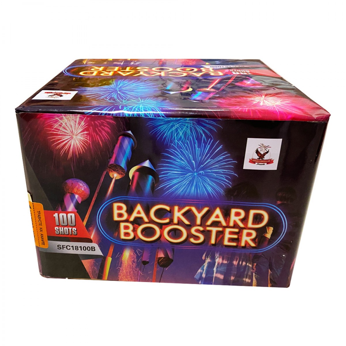 KANNELOPOULOS ΠΑΚΕΤΟ ΕΝΑΕΡΙΩΝ ΠΥΡΟΤΕΧΝΗΜΑΤΩΝ BACKYARD BOOSTER 100 ΒΟΛΕΣ SFC18100B