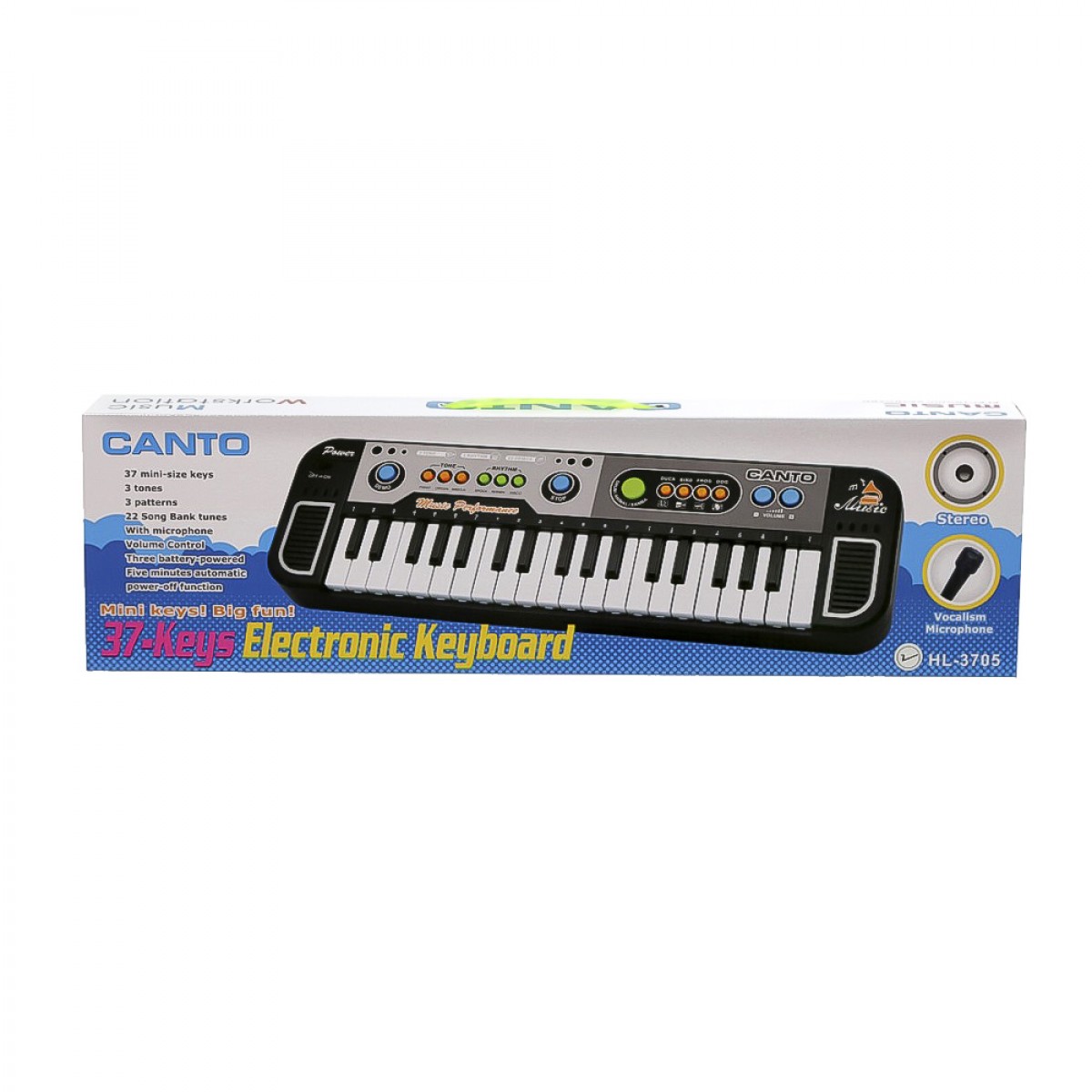 KIDER TOYS ΑΡΜΟΝΙΟ ΜΕ ΜΙΚΡΟΦΩΝΟ HL-3705 KIDER TOYS ΑΡΜΟΝΙΟ ΜΕ ΜΙΚΡΟΦΩΝΟ HL-3705