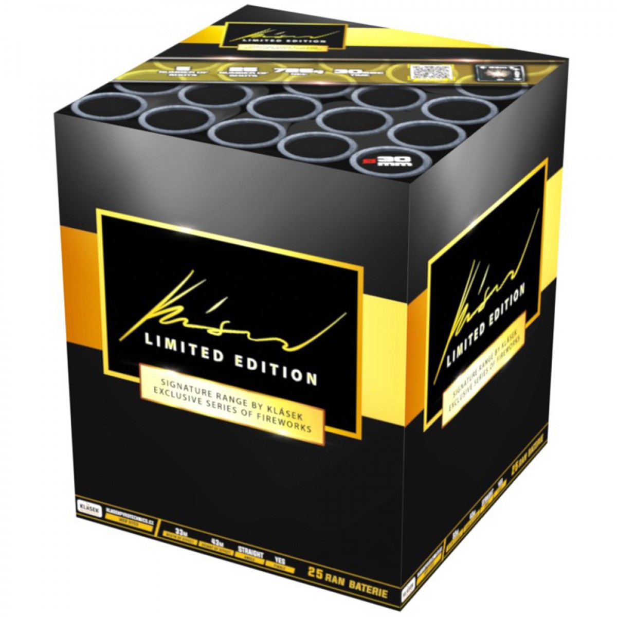 KLASEK PYROTECHNICS ΜΠΑΖΟ 25 ΒΟΛΩΝ SIGNATURE RANGE C253SIG