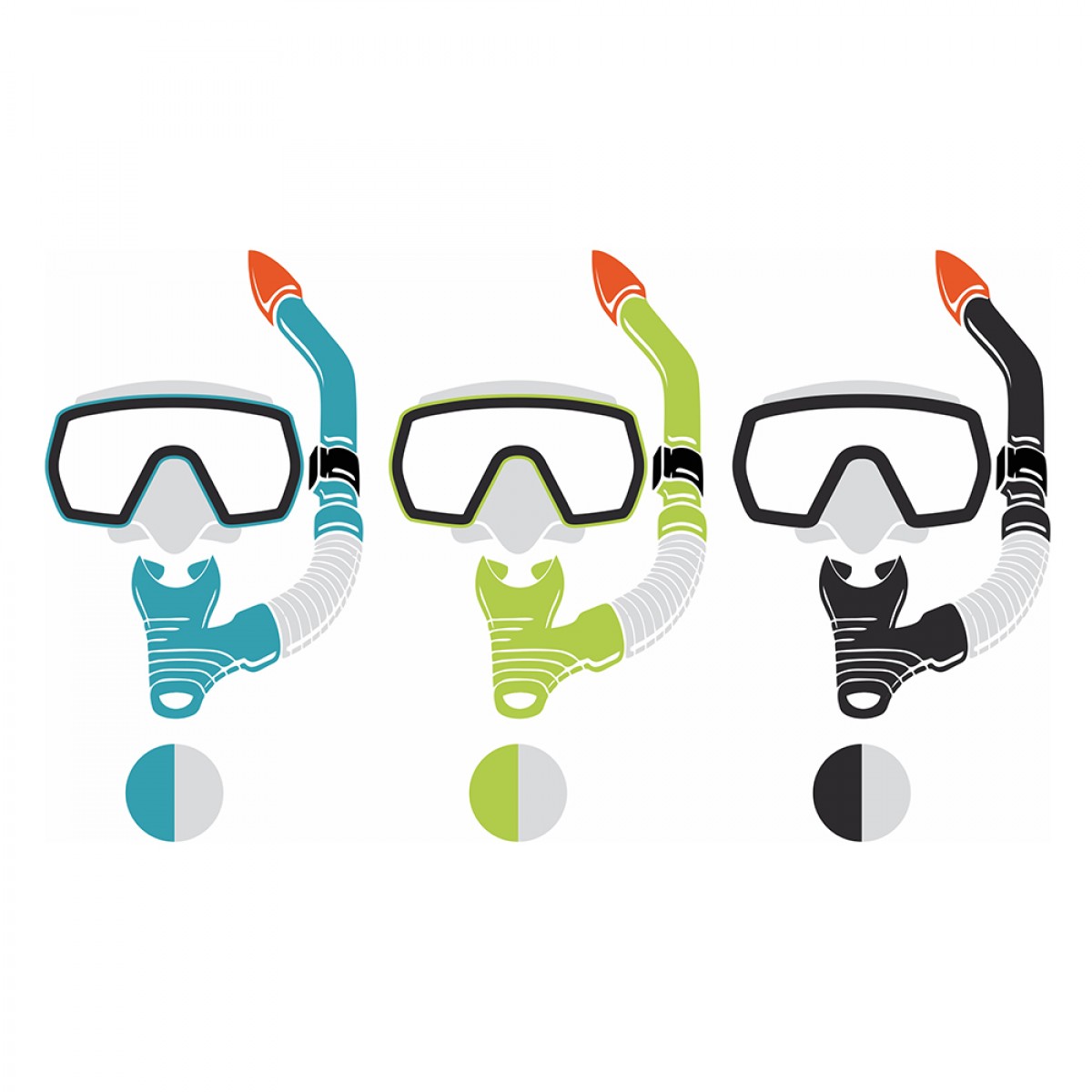 LA ΜΑΣΚΑ - ΑΝΑΠΝΕΥΣΤΗΡΑΣ ΣΕΤ 21040 (BLISTER)