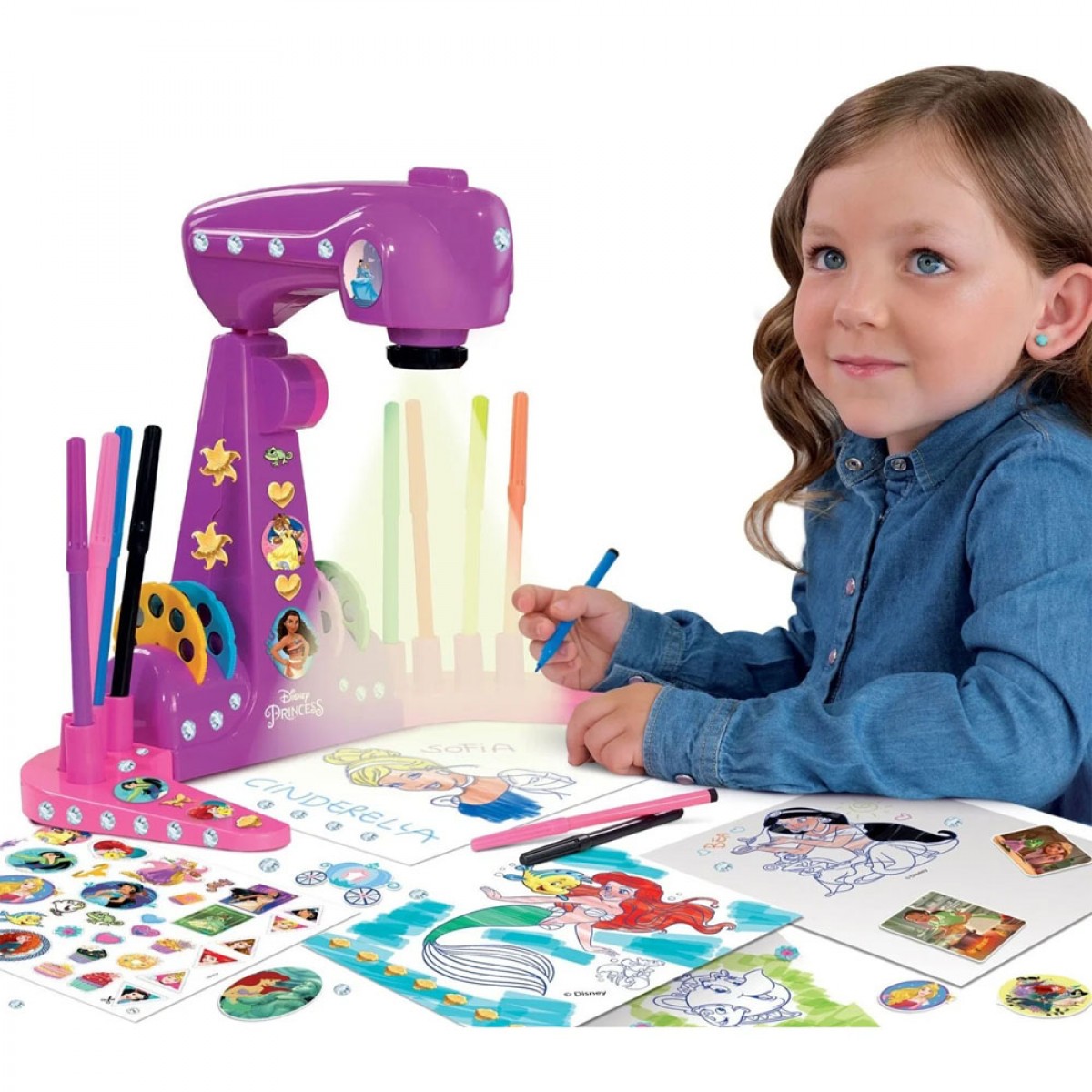 LISCIANI PRINCESS DRAWING SCHOOL PROJECTOR 92956 LISCIANI PRINCESS DRAWING SCHOOL PROJECTOR 92956