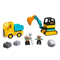 LEGO TRUCK & TRACKED EXCAVATOR 10931