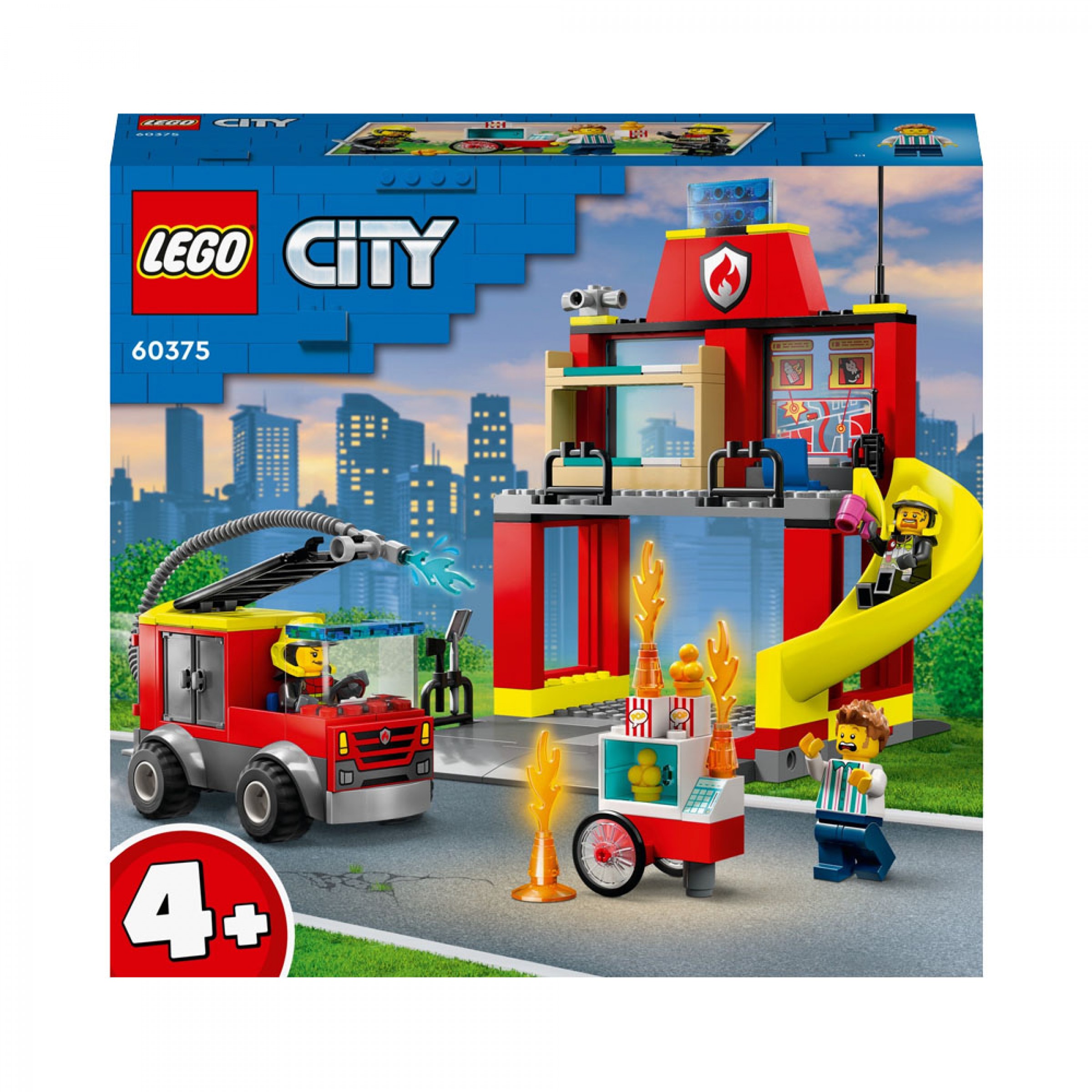 Lego-LEGO FIRE STATION AND FIRE TRUCK 60375(60375) | lampridis.gr