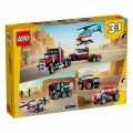 LEGO FLATBED TRUCK WITH HELICOPTER 31146