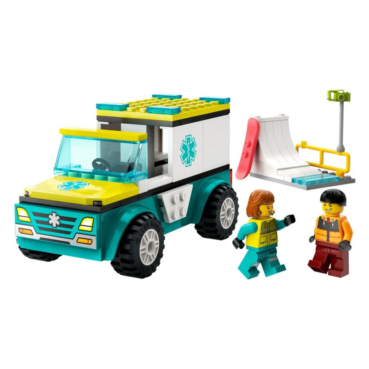 LEGO EMERGENCY AMBULANCE AND SNOWBOARDER 60403 LEGO EMERGENCY AMBULANCE AND SNOWBOARDER 60403