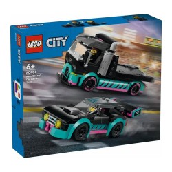 LEGO RACE CAR AND CAR CARRIER TRUCK 60406