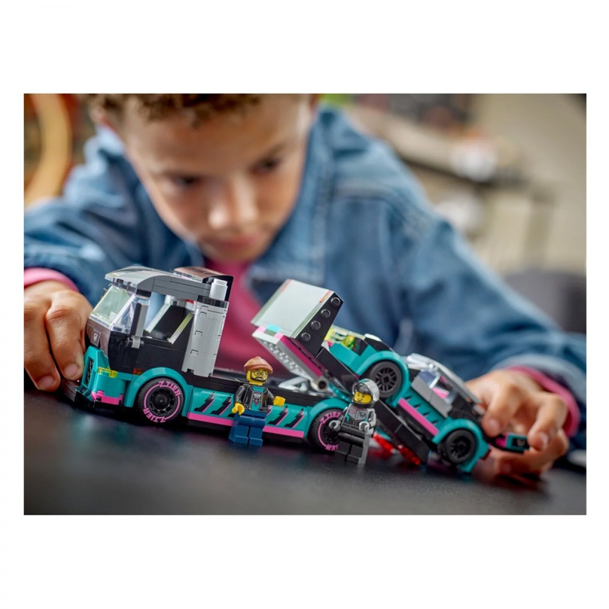 LEGO RACE CAR AND CAR CARRIER TRUCK 60406 LEGO RACE CAR AND CAR CARRIER TRUCK 60406