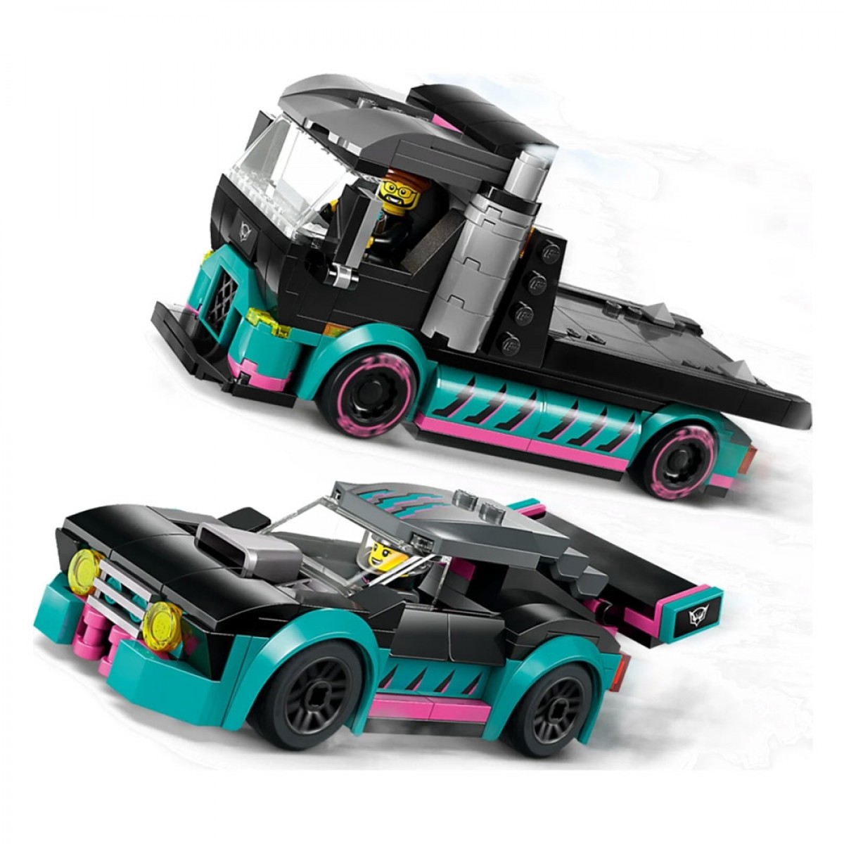 LEGO RACE CAR AND CAR CARRIER TRUCK 60406 LEGO RACE CAR AND CAR CARRIER TRUCK 60406