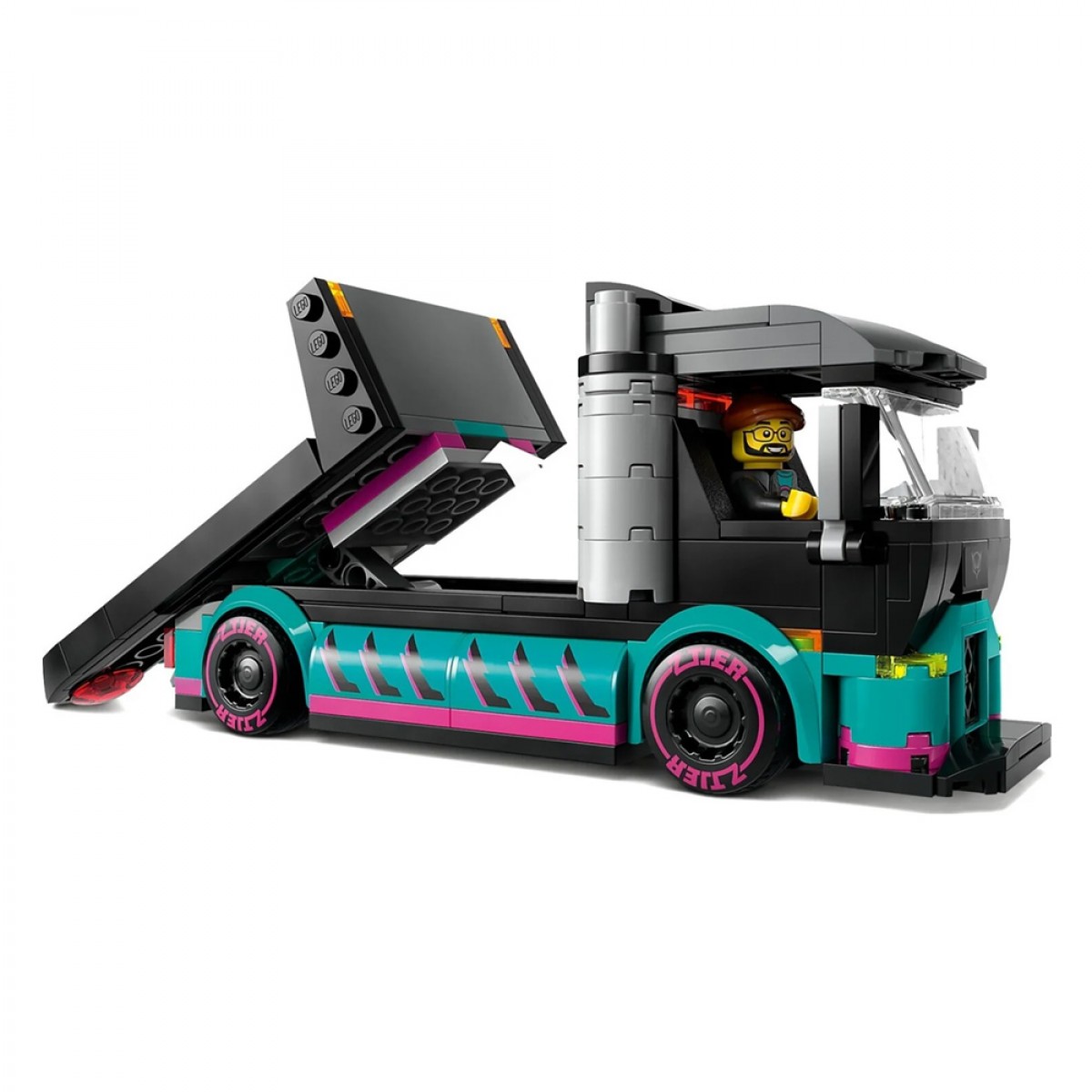 LEGO RACE CAR AND CAR CARRIER TRUCK 60406 LEGO RACE CAR AND CAR CARRIER TRUCK 60406