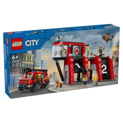LEGO FIRE STATION WITH FIRE TRUCK 60414