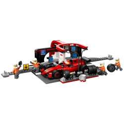 LEGO F1 PIT STOP & PIT CREW WITH FERRARI CAR 60443