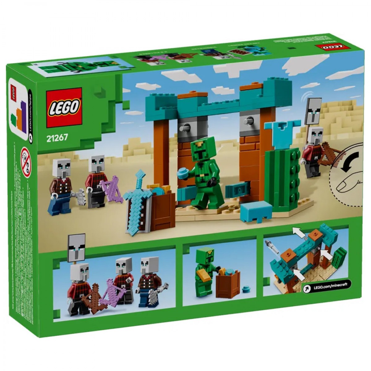 LEGO THE ILLAGER DESERT PATROL 21267