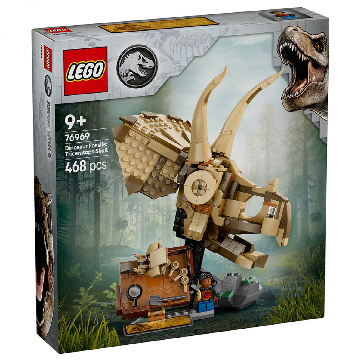 LEGO DINOSAUR FOSSILS TRICERATOPS SKULL 76969