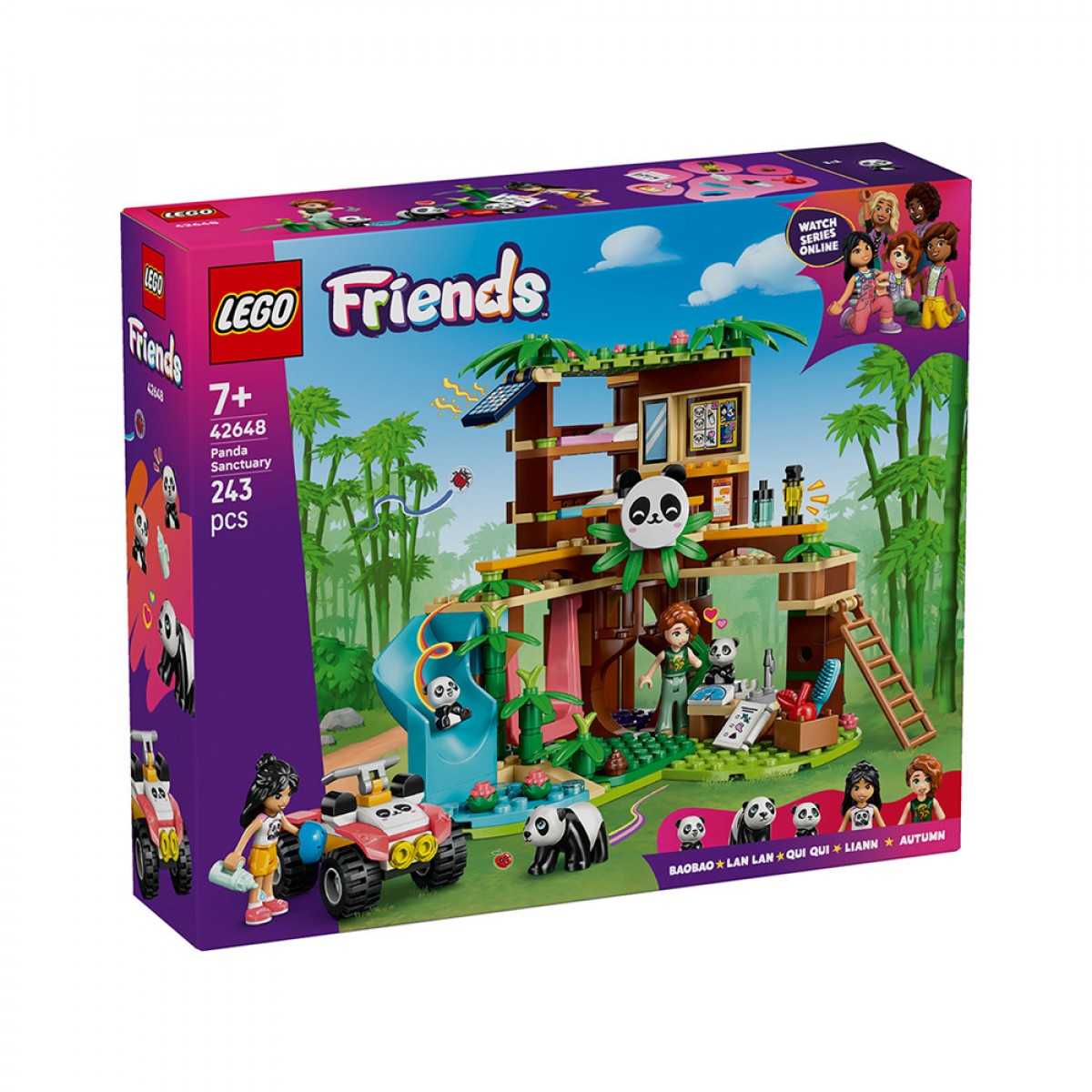 LEGO PANDA SANCTUARY ANIMAL CARE 42648