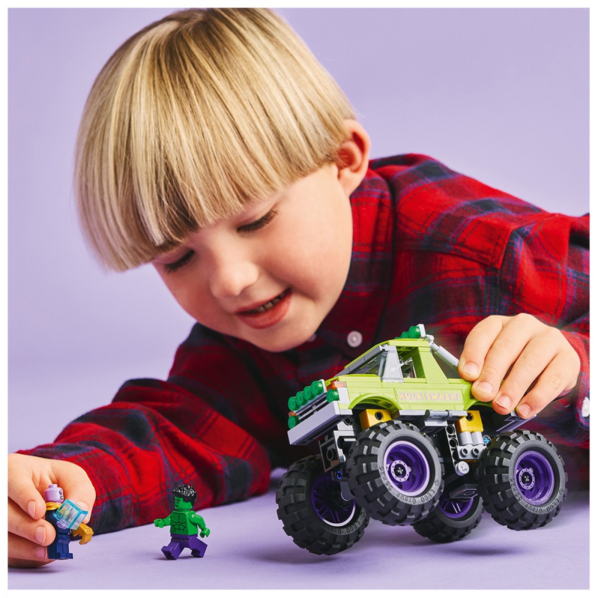 LEGO THE HULK TRUCK VS THANOS 76312