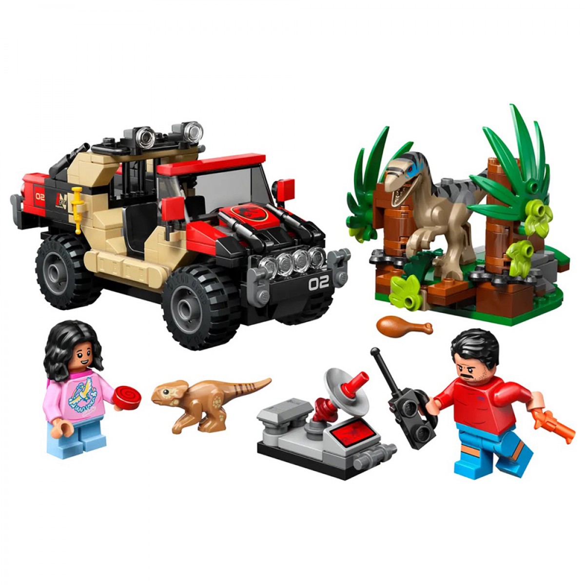 LEGO RAPTOR OFF ROAD ESCAPE 76972