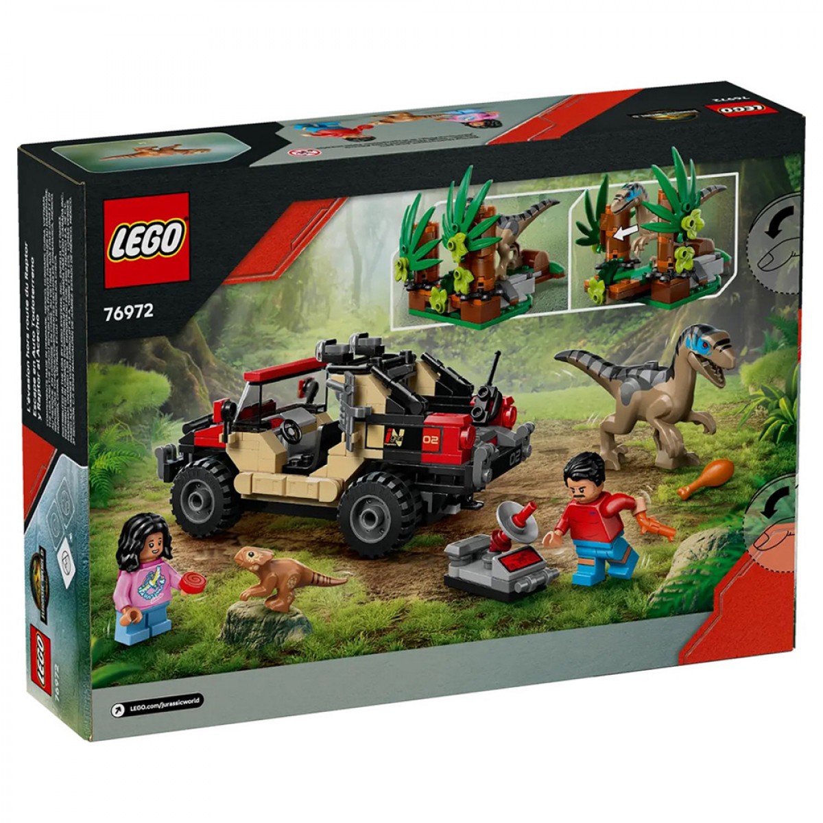 LEGO RAPTOR OFF ROAD ESCAPE 76972
