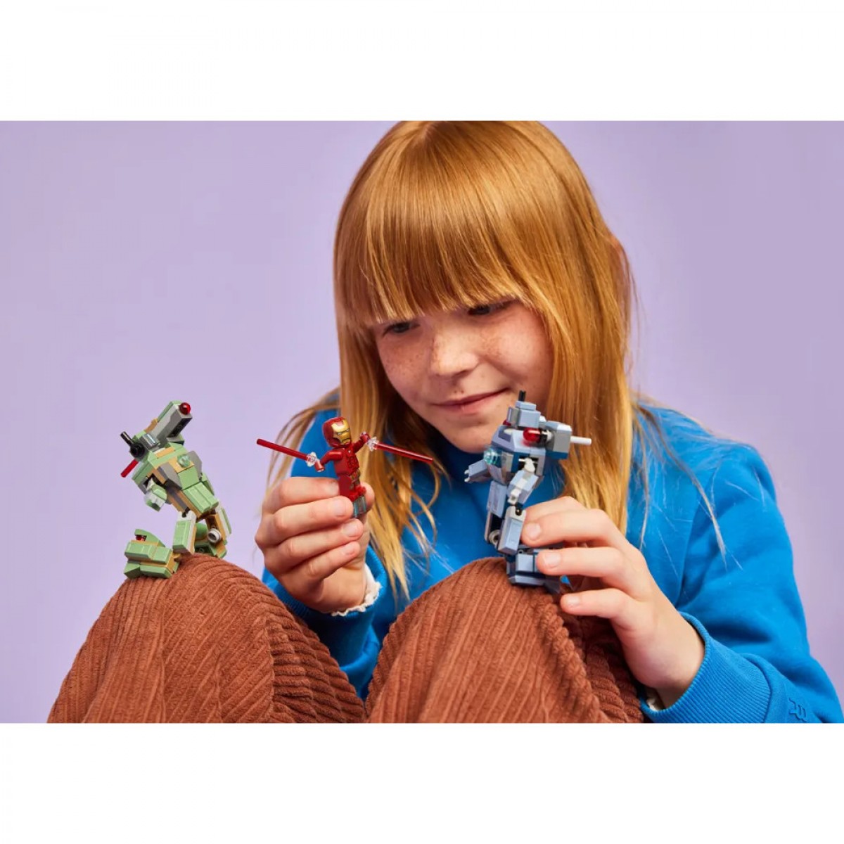 LEGO IRON MAN & WAR MACHINE VS.HAMMER DRONES 76320