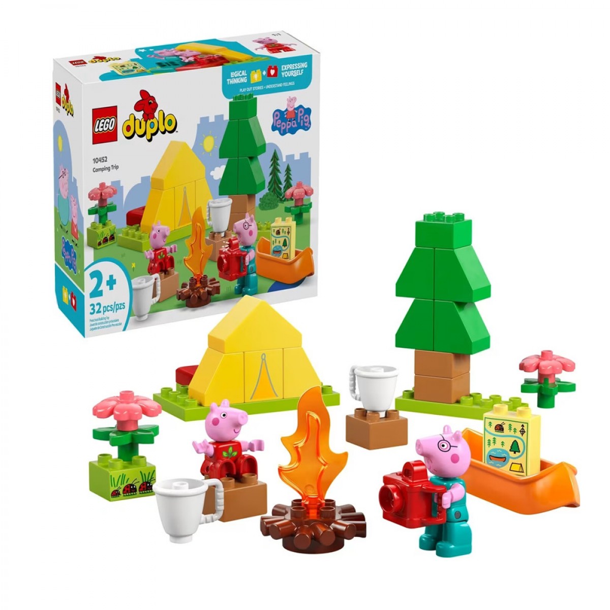 LEGO PEPPA PIG CAMPING TRIP NO 10452