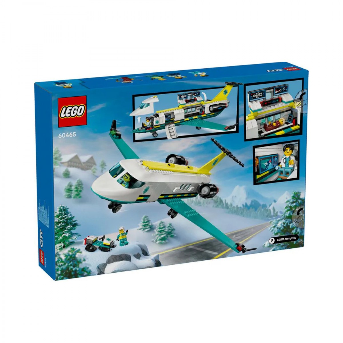 LEGO EMERGENCY AIR AMBULANCE AIRPLANE 60465