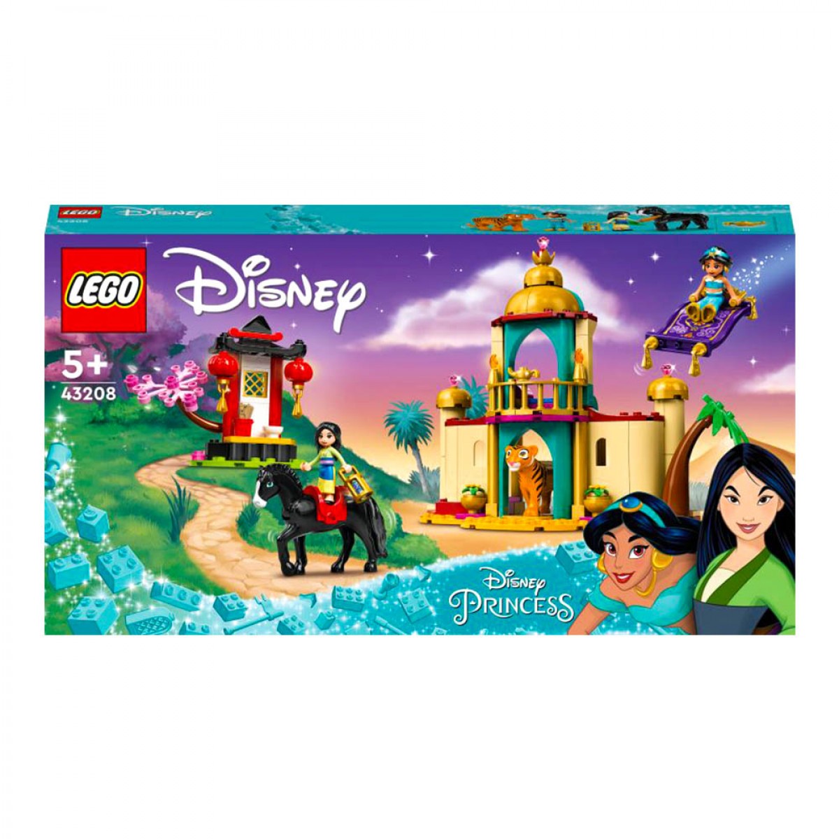 LEGO DISNEY PRINCESS JASMINE & MULAN'S ADVENTURE 43208 LEGO DISNEY PRINCESS JASMINE & MULAN'S ADVENTURE 43208