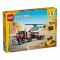 LEGO FLATBED TRUCK WITH HELICOPTER 31146