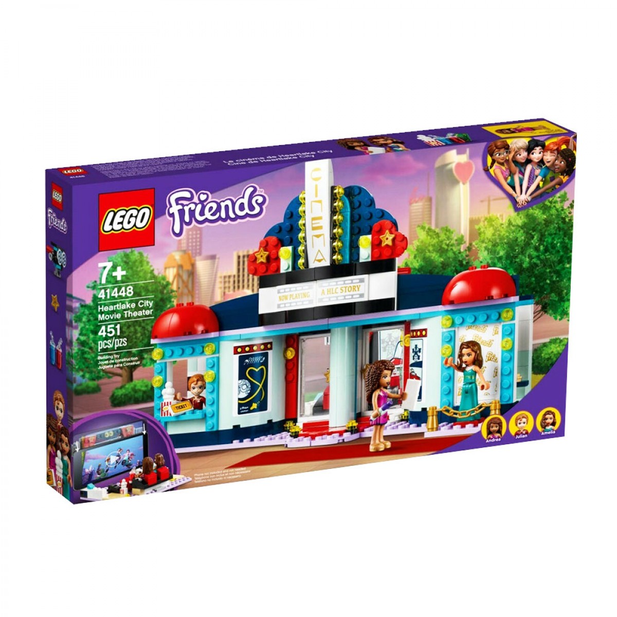 LEGO HEARTLAKE CITY MOVIE THEATER 41448 LEGO HEARTLAKE CITY MOVIE THEATER 41448