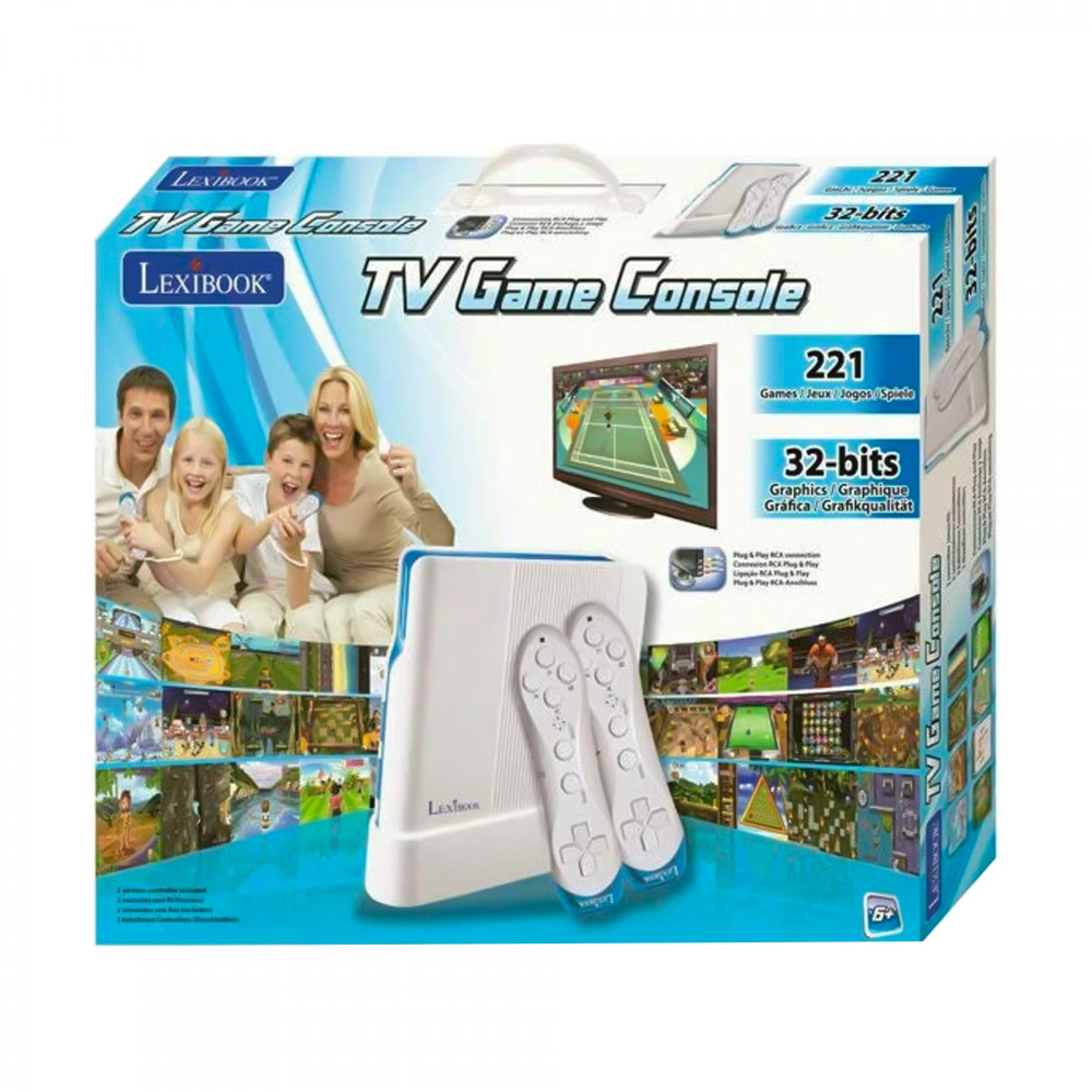 LexibookLEXIBOOK TV GAME CONSOLE JGT7425(JGT7425) lampridis.gr