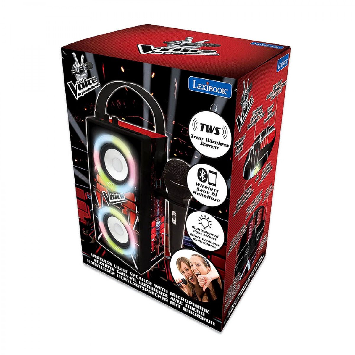 LEXIBOOK ΦΟΡΗΤΟ ΗΧΕΙΟ BLUETOOTH KARAOKE VOICE BTP180TVZ LEXIBOOK ΦΟΡΗΤΟ ΗΧΕΙΟ BLUETOOTH KARAOKE VOICE BTP180TVZ