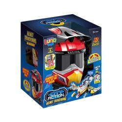 LUNA ΠΑΡΚΙΝΓΚ ΚΡΑΝΟΣ ΚΟΚΚΙΝΟ ΜΕ 2 ΜΕΤΑΛΛΙΚΑ ΑΥΤΟΚΙΝΗΤΑ  ΜΕ ΗΧΟ ΚΑΙ ΦΩΣ 623129