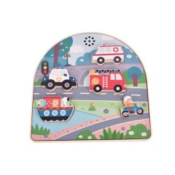 LUNA ΠΑΖΛ ΞΥΛΙΝΟ ΜΕ ΗΧΟ ΟΧΗΜΑΤΑ 5ΤΜΧ NO 623050