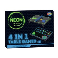 LUNA ΝΕΟΝ ΕΠΙΤΡΑΠΕΖΙΑ ΠΑΙΧΝΙΔΙΑ 4 ΣΕ 1 NO 623322