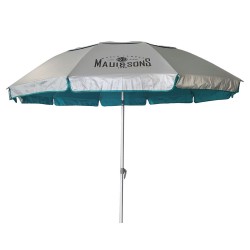 MAUI AND SONS ΟΜΠΡΕΛΑ ΠΑΡΑΛΙΑΣ 220CM 10 ΑΚΤΙΝΕΣ ΜΕ ΜΗΧΑΝΙΣΜΟ ΚΛΙΣΗΣ POLYESTER ΠΕΤΡΟΛ