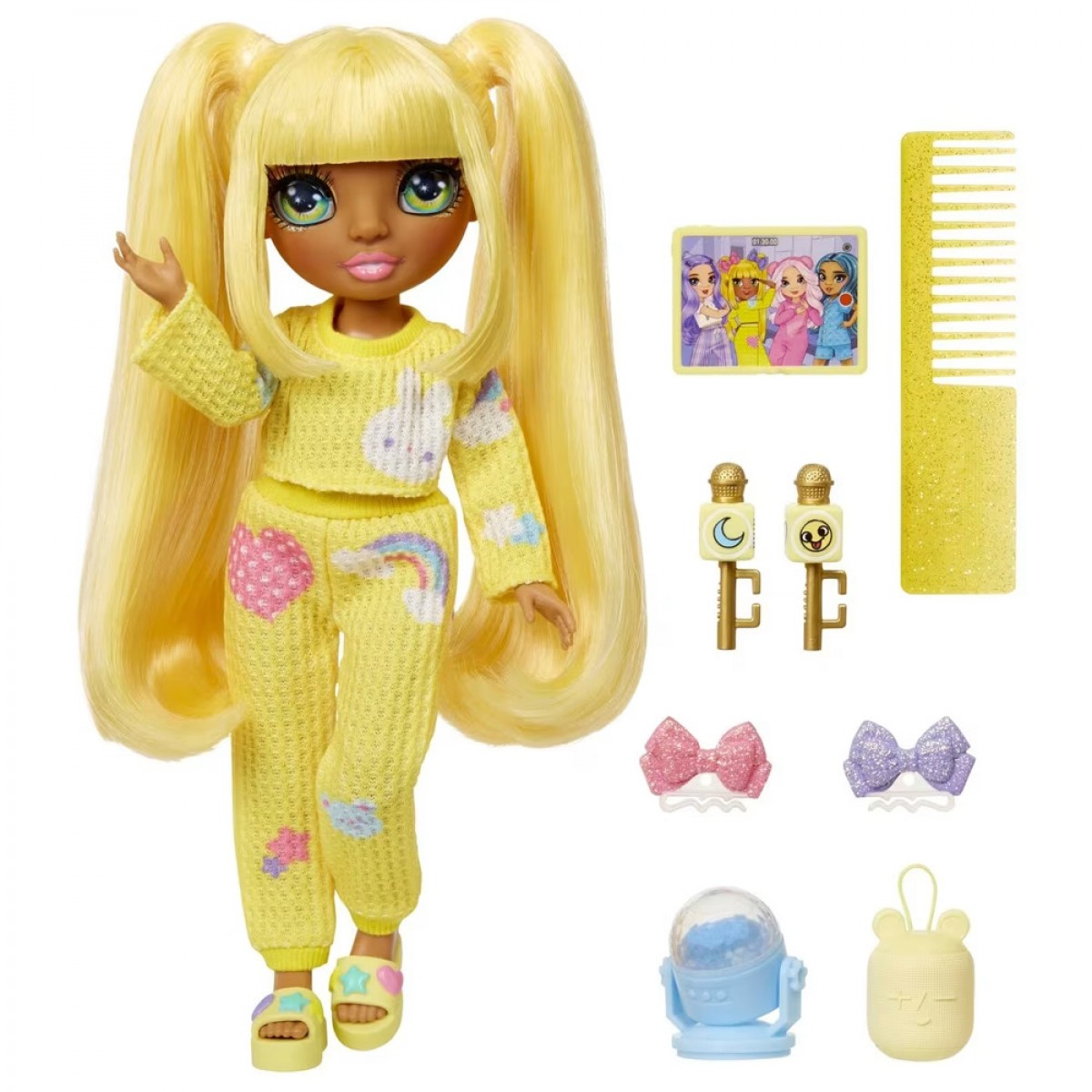 MGA ENTERTAINMENT RAINBOW HIGH JUNIOR PJ PARTY ΚΟΥΚΛΑ - SUNNY MADISON (YELLOW) 503682