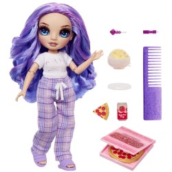 MGA ENTERTAINMENT RAINBOW HIGH JUNIOR PJ PARTY ΚΟΥΚΛΑ - VIOLET  WILLOW (ΜΩΒ) 503705 MGA ENTERTAINMENT RAINBOW HIGH JUNIOR PJ PARTY ΚΟΥΚΛΑ - VIOLET  WILLOW (ΜΩΒ) 503705