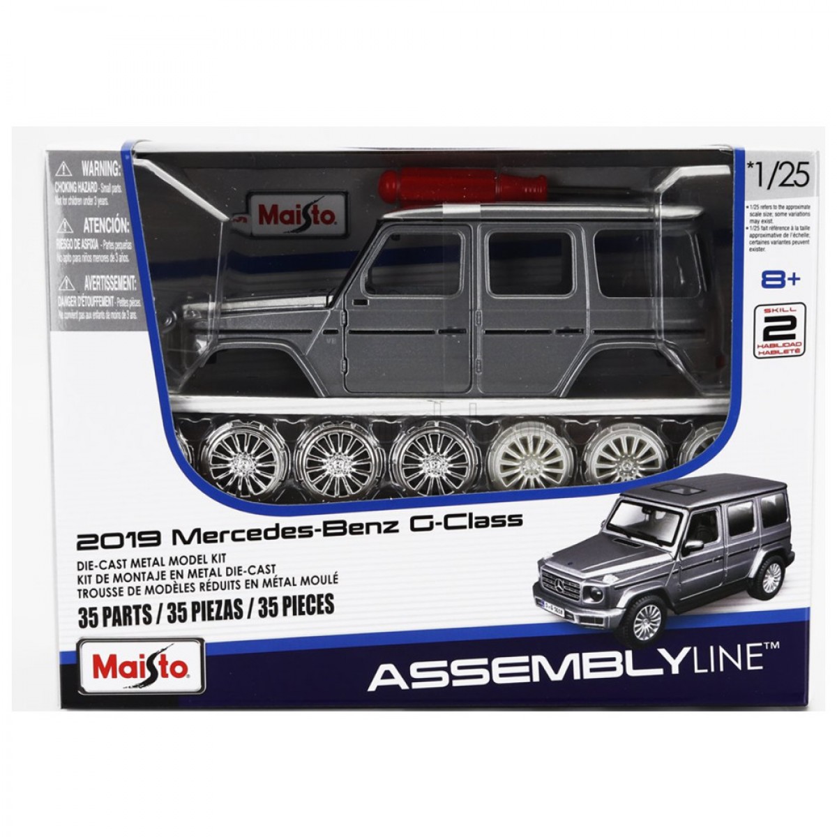 MAISTO 1:24 ASSEMBLY LINE - 2019 MERCEDES-BENZ G-CLASS 39536 MAISTO 1:24 ASSEMBLY LINE - 2019 MERCEDES-BENZ G-CLASS 39536