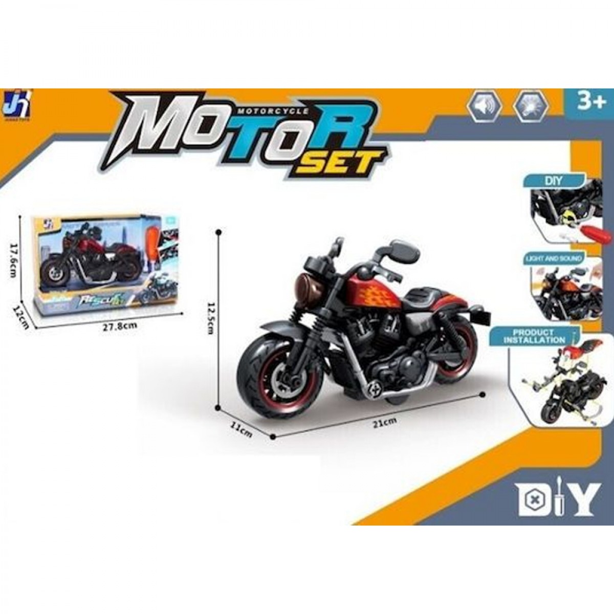 MARTIN TOYS FRICTION ΜΗΧΑΝΗ TRY ME DIY ΜΕ ΦΩΤΑ - ΗΧΟΥΣ 8080Α-9 MARTIN TOYS FRICTION ΜΗΧΑΝΗ TRY ME DIY ΜΕ ΦΩΤΑ - ΗΧΟΥΣ 8080Α-9