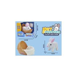 MARTIN TOYS Β/Ο ΛΑΓΟΥΔΑΚΙ ΜΕ ΚΙΝΗΣΗ ΚΑΙ ΗΧΟΥΣ ΣΕ ΚΑΛΑΘΙ 1697