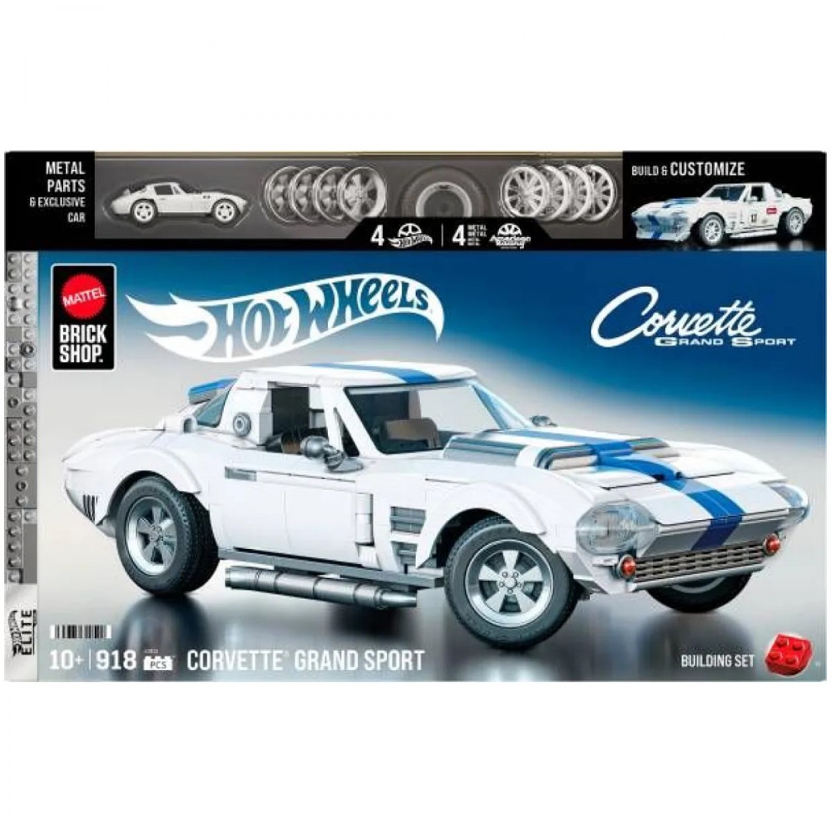 MATTEL HW BRICK SHOP ELITE SERIES - CORVETTE JGR31