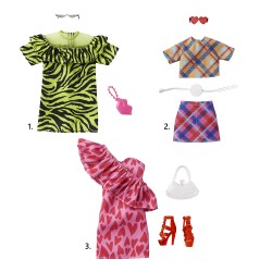 MATTEL BARBIE ΒΡΑΔΙΝΑ ΣΥΝΟΛΑ GWC27 (3 ΣΧΕΔΙΑ)