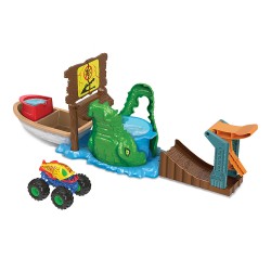 MATTEL HOT WHEELS MONSTER TRUCKS COLOR SHIFTERS SWAM CHOMP HGV14