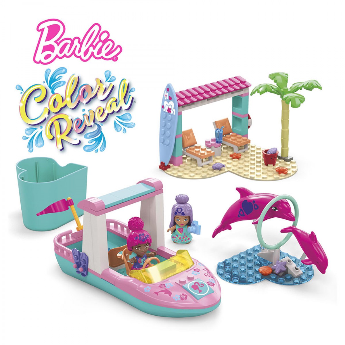 MATTEL BARBIE MEGA COLOR REVEAL-ΣΚΑΦΟΣ ΔΕΛΦΙΝΙΑ HHW83 MATTEL BARBIE MEGA COLOR REVEAL-ΣΚΑΦΟΣ ΔΕΛΦΙΝΙΑ HHW83